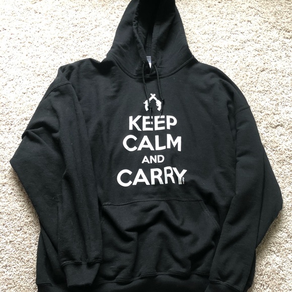 Gildan Other - “Keep Calm & Carry” Hoodie